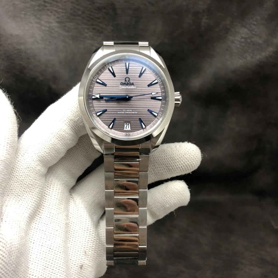 CBD Factory Omega Seamaster Aqua Terra 150M 41mm Grey Dial Blue Hands (220.10.41.21.06.001) 1:1 Super Clone – DD8900 Movement GoodFit 268